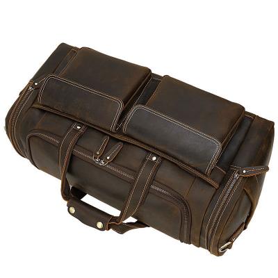 Men Calf Leather Large Capacity Travel Bag